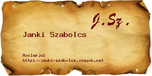Janki Szabolcs névjegykártya